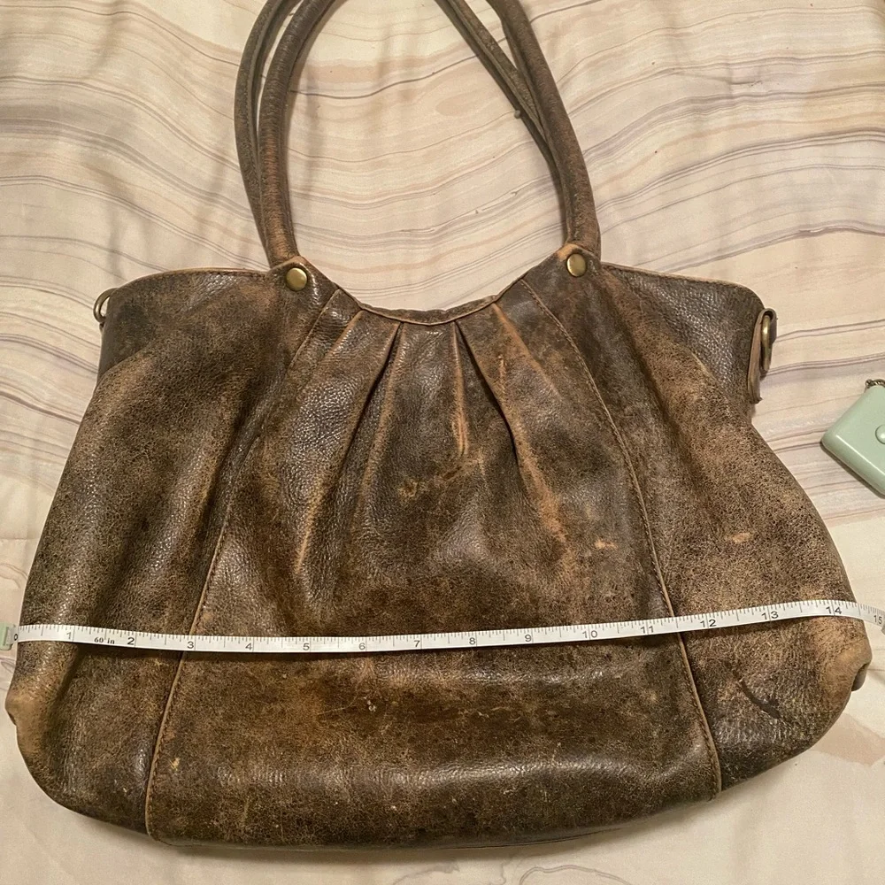 Latico Vintage Leather Shoulder Bag in Brown - Picture 7 of 7